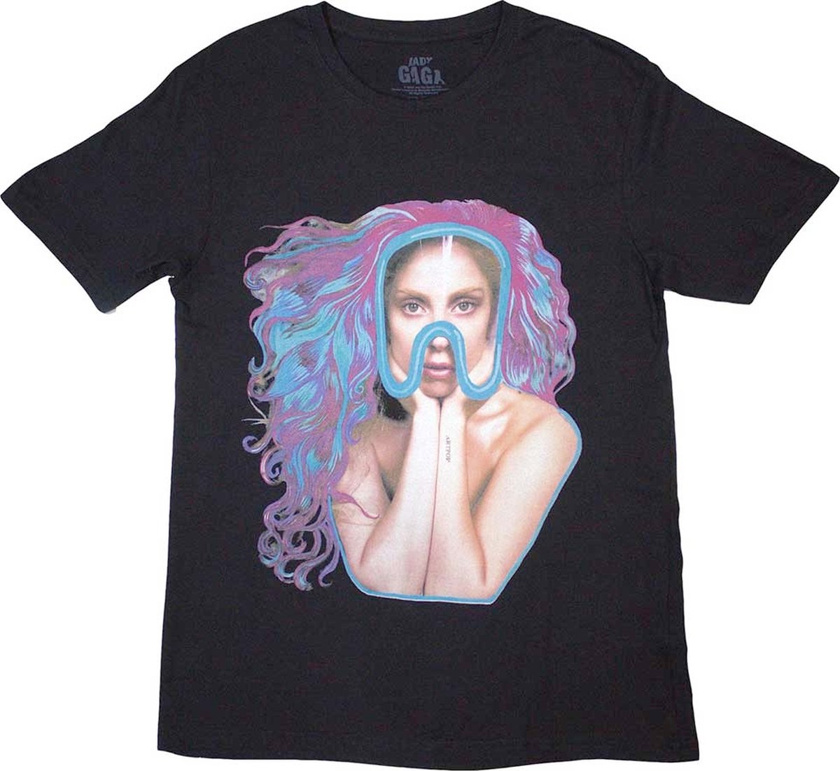 Lady Gaga - Artpop Goggles Heren T-shirt - M - Zwart