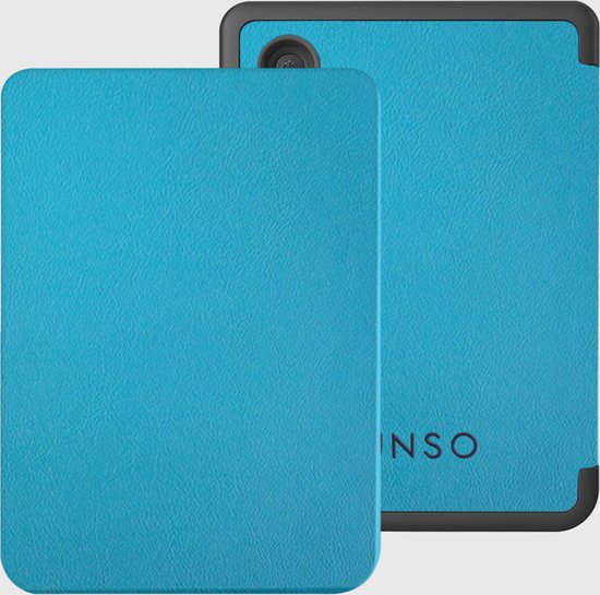 Lunso Geschikt voor Kobo Clara BW / Clara Colour hoes (6 inch) - sleepcover - Lichtblauw van Lunso — afbeelding 3