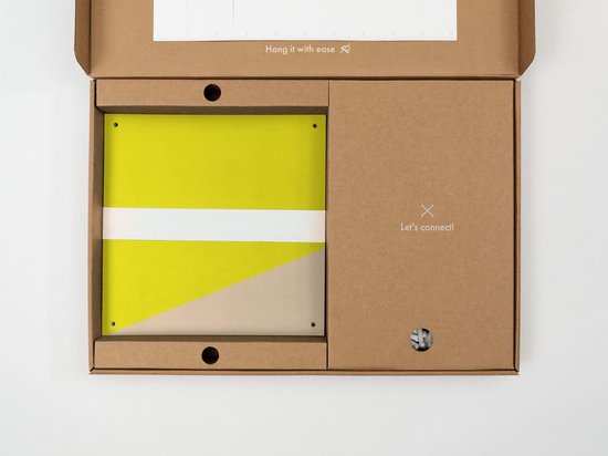 IXXI Color blocking - Yellow Beige - Décoration murale - Abstrait - 80 x 100 cm