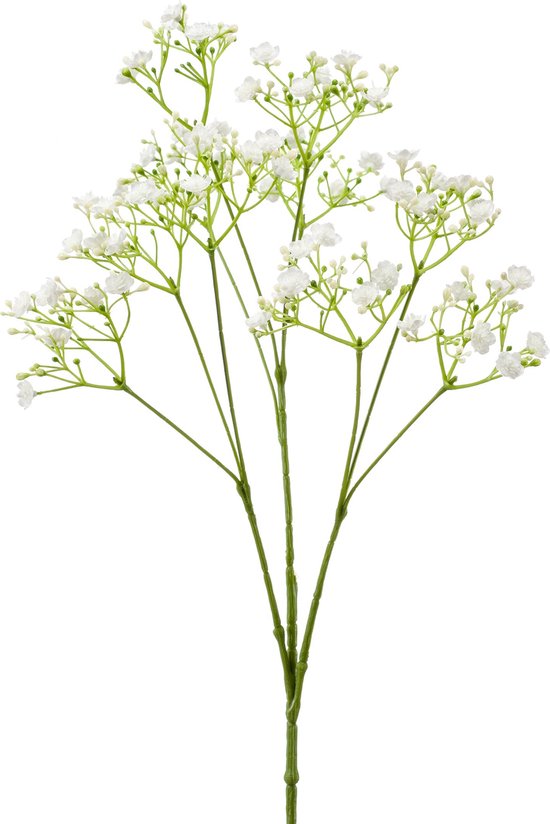 Emerald - Kunstbloem Gipskruid 68cm wit - Kunstplanten voor binnen