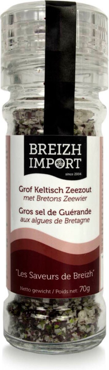 Goedkoopste Breizh Import Grof Keltisch Zeezout met Bretons Zeewier 65GR
