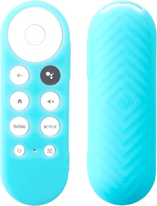 Atyhao Beschermhoes Voor Afstandsbediening, Siliconen Hoesje Beschermhoes Geschikt Voor Chromecast Met Google Tv Afstandsbedieninglichtgevend Groen