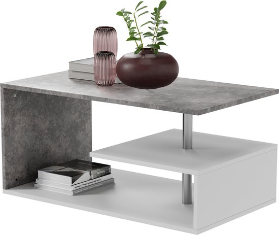 Salontafel Matteo - naturel - 37x90x55 cm | Leen Bakker
