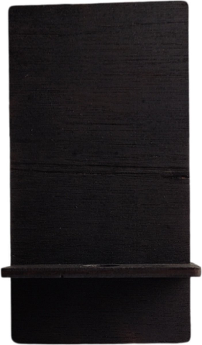 Djemzy - telefoonstandaard - houten telefoonhouder - Telefoonhouder - zwart - 3.6 mm multiplex
