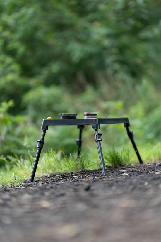Table De Bivouac Ultimate Adventure – Métal, Pliable, Réglable En Hauteur, 47x31 Cm, Avec Sac De Transport