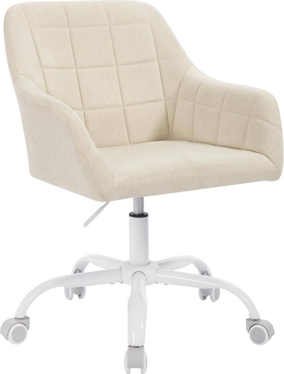 Ergonomische Bureaustoel - Bureaustoel - Draaistoel - Ademende stof - In hoogte verstelbaar - 58cm x (77-85)cm x 60,5cm - afbeelding 1