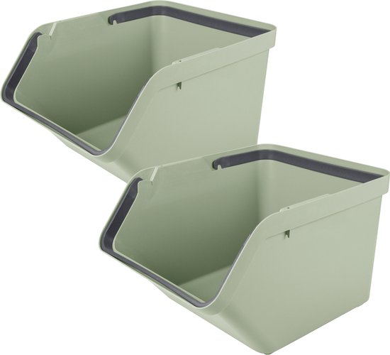Sunware - Sigma home sorteer unit 45L set van 2 - groen