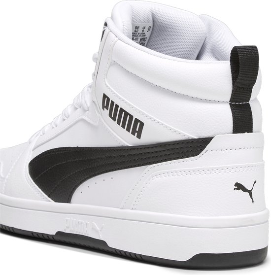 PUMA Rebound v6 Unisex Sneakers - Wit/Zwart