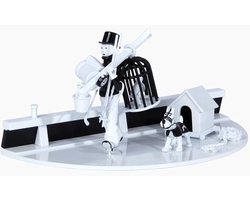 Bric-à-Brac - Kuifje scene - Zwart-wit Versie - Tintinimaginatio - 10 cm