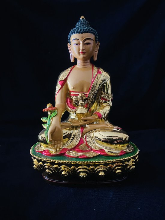 Medicijn Boeddha Gekleurd (14 cm)