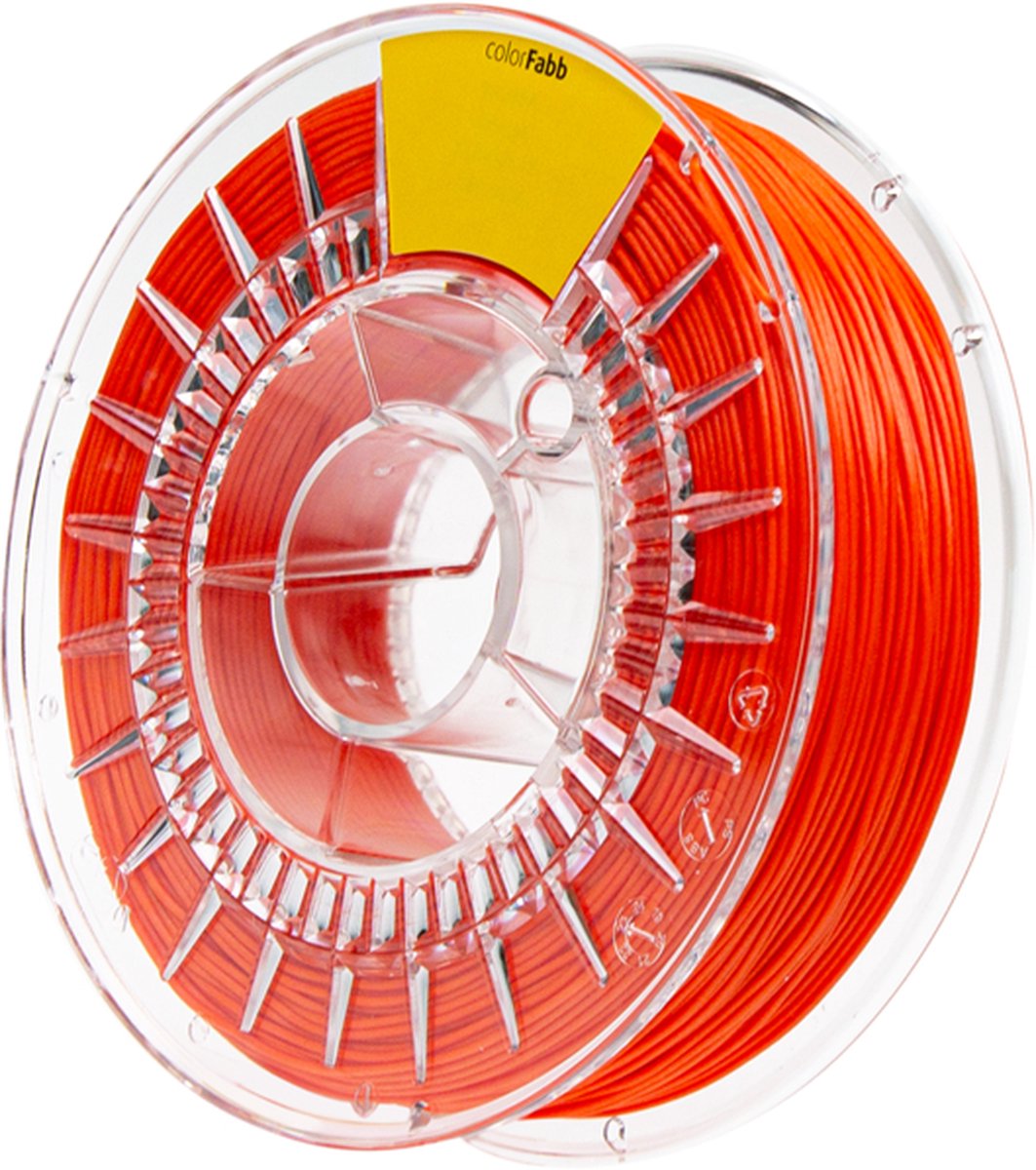colorFabb TPU 85a Oranje 3D-printerfilament - 1,75 mm - 700 g - Flexibel en duurzaam - Shore-hardheid 85A - Uitstekende laaghechting