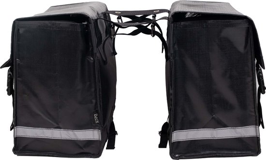 Beck Nostalgic - Fietstas - zwart - glans - 52L van Beck. — afbeelding 2