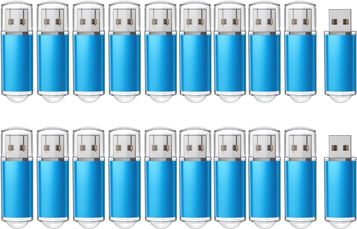 Image of 20-Pack 1 GB USB Stick - USB 2.0 Geheugenstick voor Laptop en PC