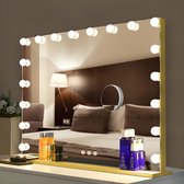 Bol.com Bayt Hollywood Spiegel met Verlichting - Make Up Spiegel met Verlichting - Spiegel met Verlichting - Hollywood Spiegel 8... aanbieding