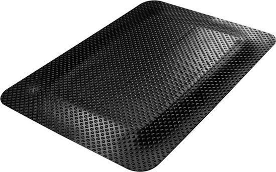 LogoMatz Tapis Debout Ergonomique Caoutchouc 60cm x 85cm - Anti-fatigue - Ergonomique - Lavable