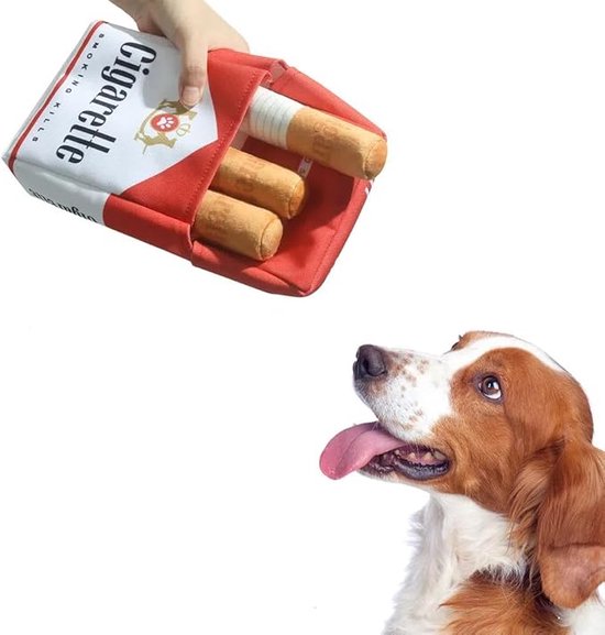 Jouet de cigarette Chiens Jouet interactif pour chien en forme de cigarettes,  jouet à