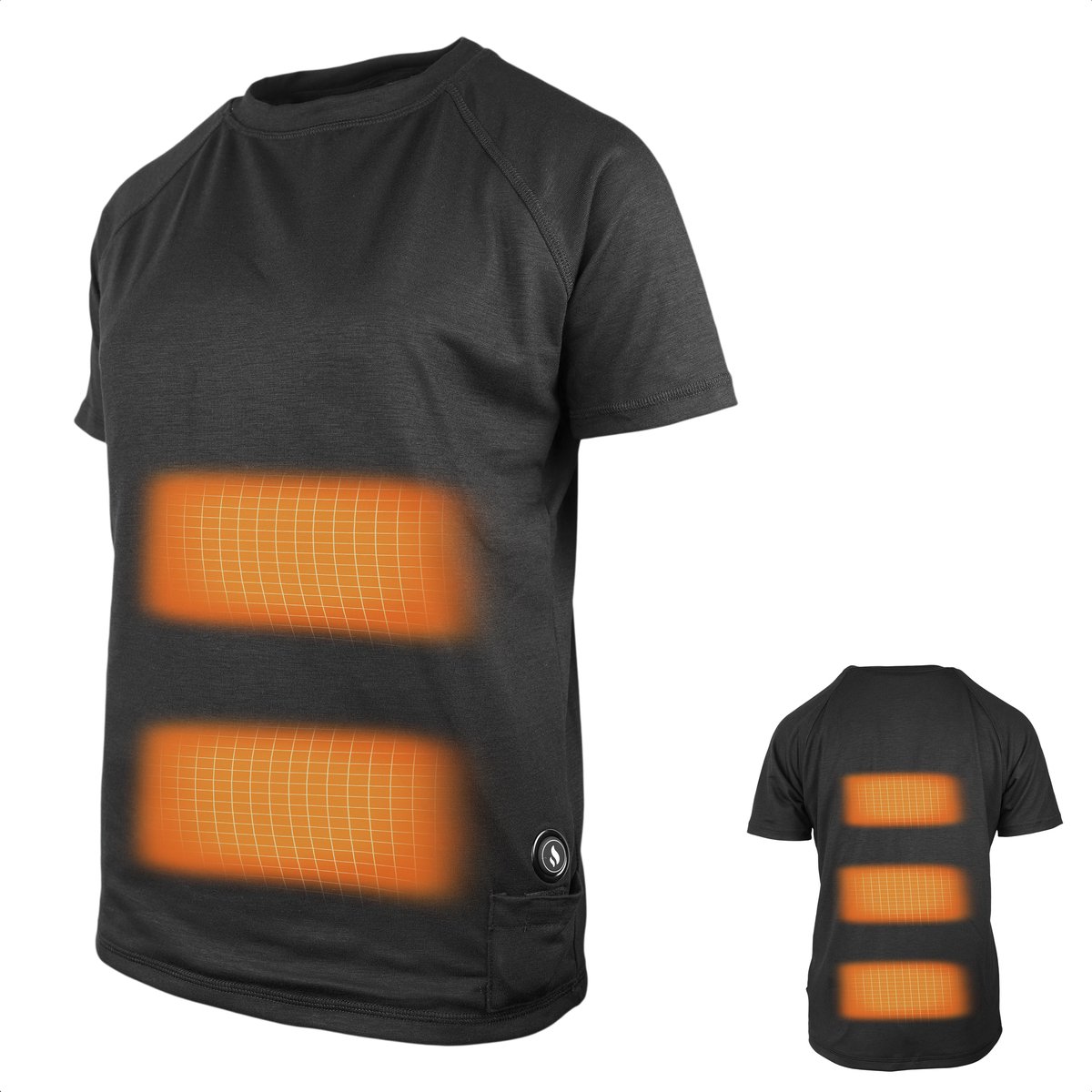 HEATDRY® Clothing - Verwarmd T-Shirt - T-Underheat - Zwart - Dames - Maat M