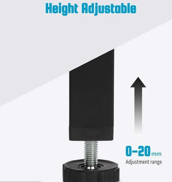 4 Stuks Verstelbare Bedondersteuningspoten Van 18-32 Cm, Voor Onder Het Bed Voor Bedframebedmiddenlat~p179802265 4 Stuks Verstelbare Bedondersteuningspoten Van 18-32 Cm, Voor Onder Het Bed Voor Bedframebedmiddenlat~p179802265