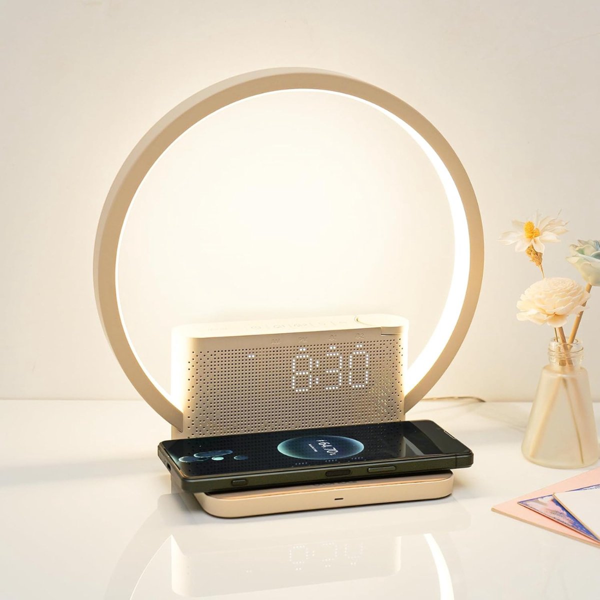 Lexium Wake-Up Light - Bed Sfeerlamp - Digitale Wekker - Lichtwekker - Wake up light wekker - Wake-up lights