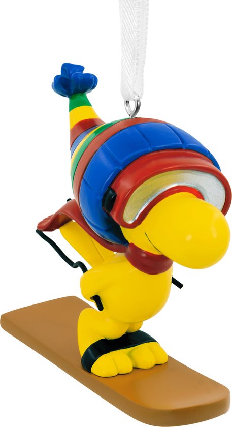 Wit Snoopy Hallmark Kerstballen Gedecoreerd