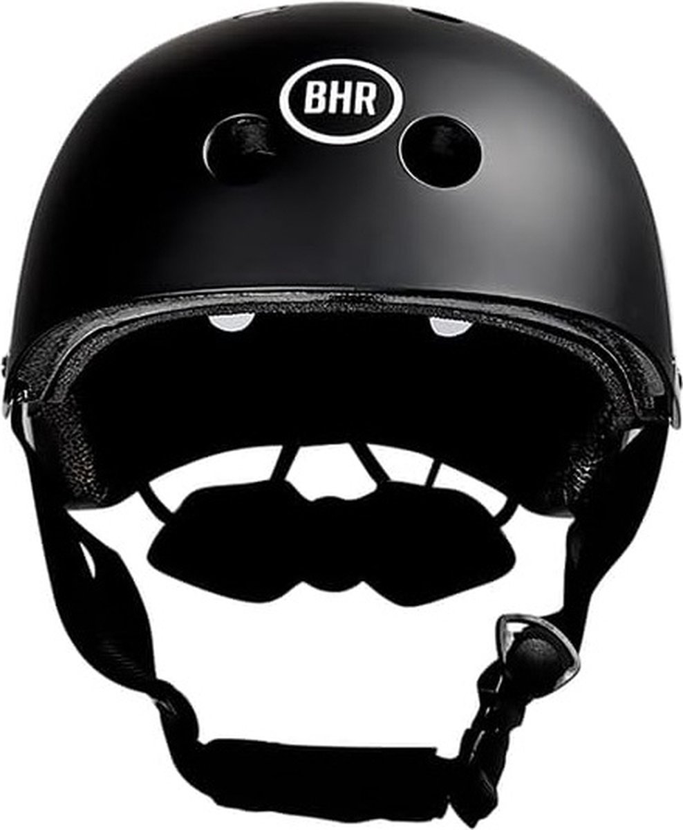 Fietshelm - BHR 837 - Urban Sport Helm - Maat M: 55 - 58 cm - Fiets Helm Mat Zwart - Fatbike helm - Skate helm