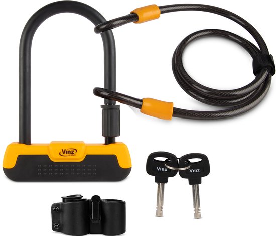 VINZ Maipo Beugelslot + Kabel - 150cm van VINZ — afbeelding 5