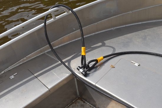 VINZ Kibo Kabelslot ART Keurmerk - 3 Meter Lang - VBV & CCV Goedgekeurd Bootslot Verzekering - Multifunctioneel - 20mm Dikke Kabel - 300cm van VINZ — afbeelding 3
