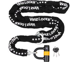 VINZ Trivor ART 4 Slot 300cm – Extra Lang Goedgekeurd Bootslot / Motorslot / Bakfietsslot – 3 meter