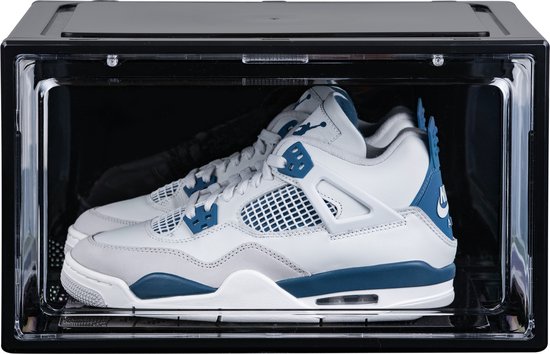 Stackkicks Premium Sneakerbox Shoebox Zwart - Empilable & Universel - 1 pièce