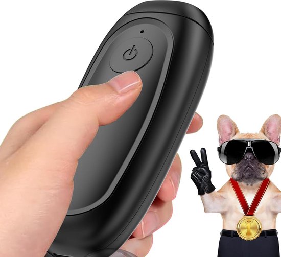 Anti-black-apparaat voor honden, ultrasoon geluid met draagbare stroboscoop- zaklamp, oplaadbaar anti-black-apparaat voor honden en lang bereik met USB voor grote en kleine honden