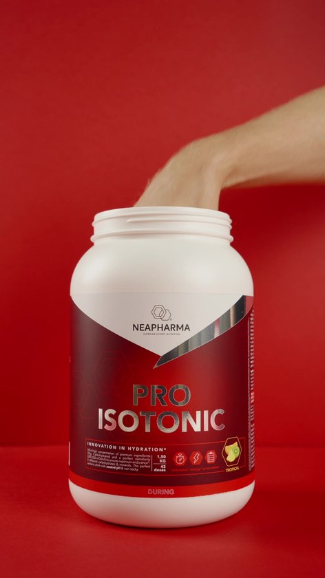 Neapharma Pro Isotonic: Orange isotone sportdrank poeder - Energy Drink - Isotonic - 1500G - 43 porties - 100% isotonisch