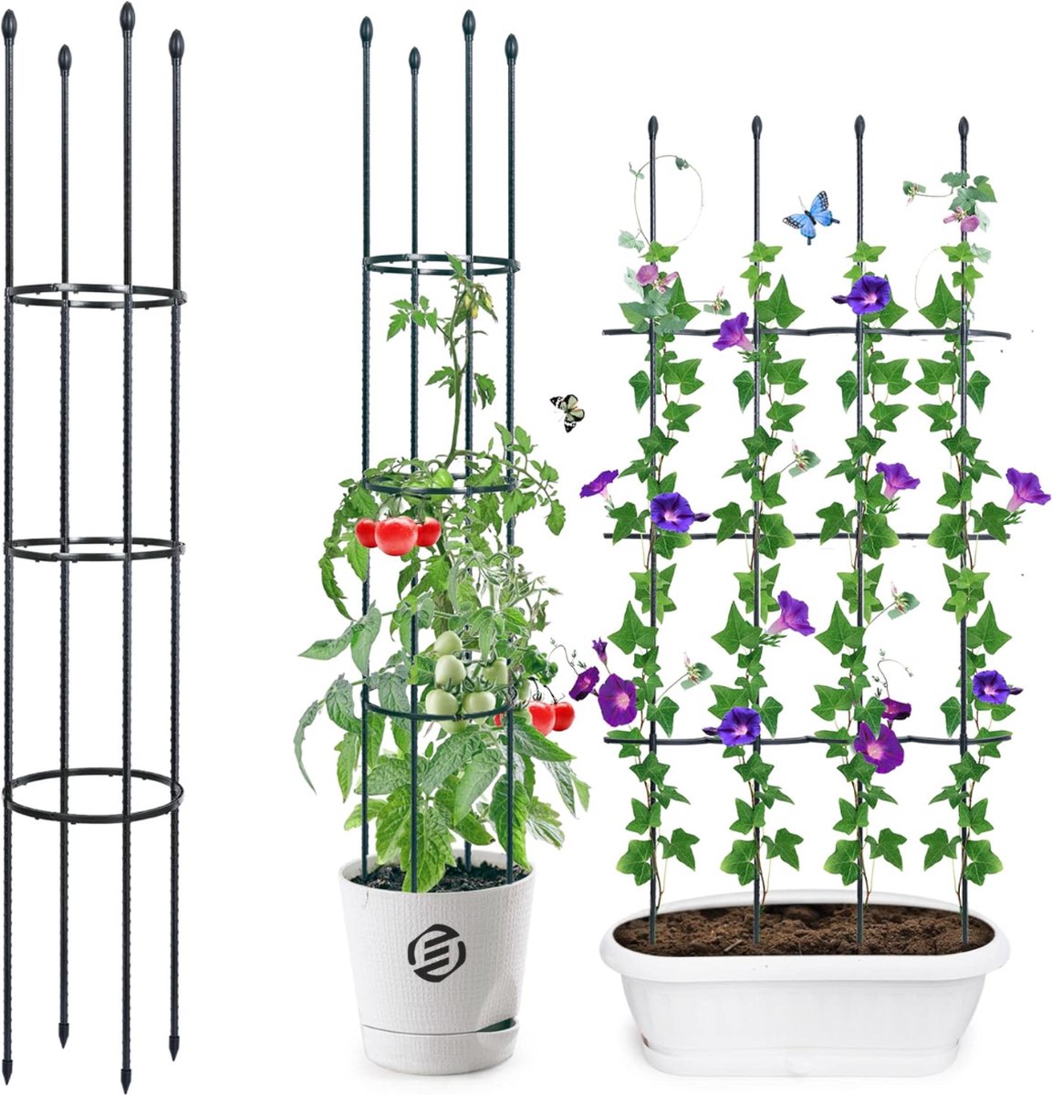 Equivera Klimrek Planten - Klimrek Planten Buiten Muur - Klimrek Planten Buiten - Klimrek Planten Tuin - Klimrek Nature - Plantenklimrek - Klimrek voor Planten - Must Have voor in de Tuin!