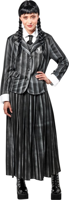 RUBIES FRANCE - Costume uniforme scolaire Mercredi Addams pour femme - Large