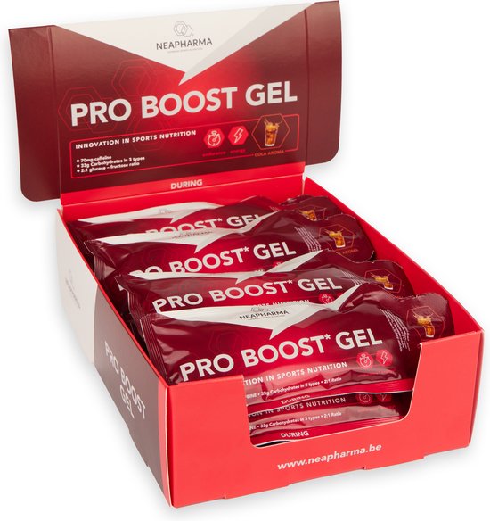Neapharma Pro Boost cafeïne energy Gel - 70 mg cafeïne - licht verteerbaar - Cola smaak - met extra vocht en mineralen - per 10 Energie gels — afbeelding 5