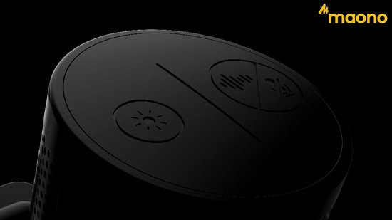 Maono DGM20S - Microphone de Gaming USB avec bras - Convient pour PC, Mac et Playstation - RVB - Zwart