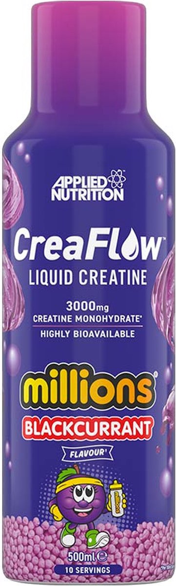 Goedkoopste CreaFlow Liquid Creatine 500ml Millions Blackcurrant
