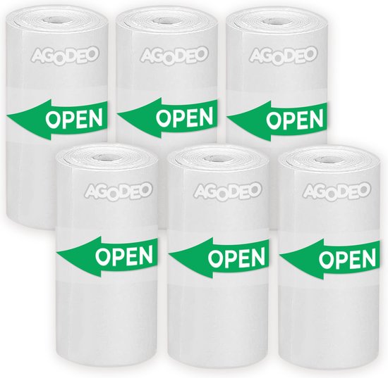 Navullingen voor de Mini Pocket Printer 5x Ronde Sticker Rollen 3,5