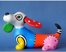 James de teckel - beeld van Jacky Zegers - JZ32 - 27 cm