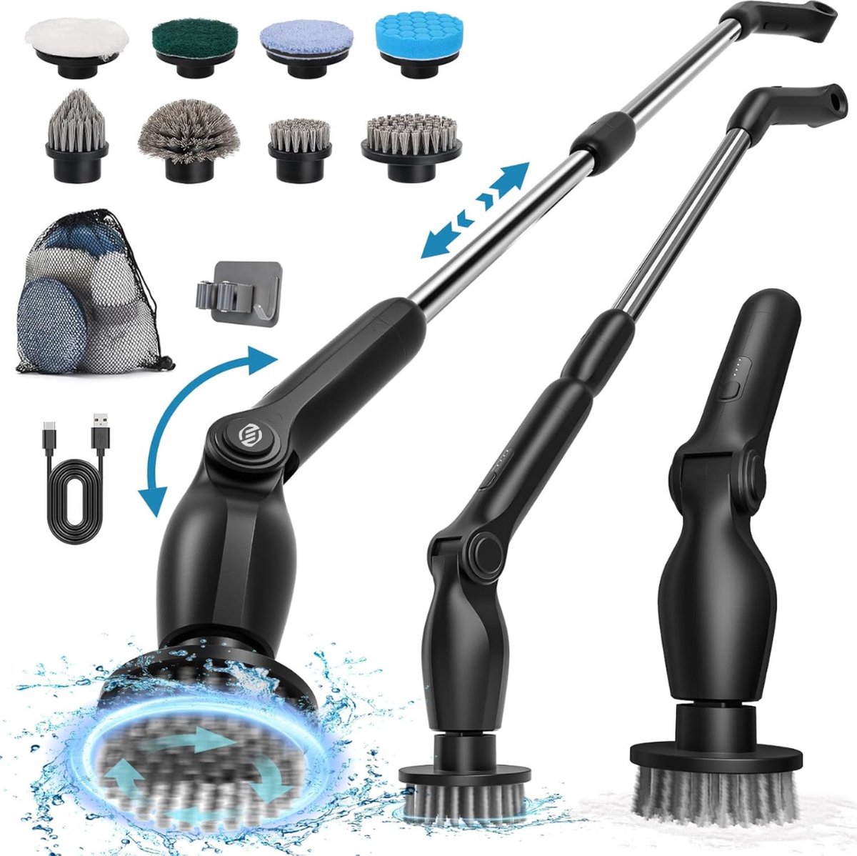 Goedkoopste Elektrische Spinschrobber- Spinning Schrobber - Elektrische Spin Schrobber - Draaiende Schrobber - Elektrische Schrobber - Schrobmachine - Poetsmachine - Schrobber - Elektrische Schrobborstel - Scrubber - Boenmachine - Spinscrubber - Elektrische Scho