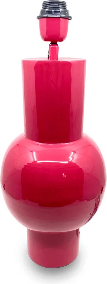 Colmore by Diga fuchsia emaille lampenvoet 19 x 19 x 55 cm