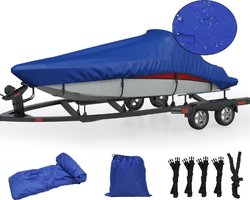 Vostara - Boothoes - Bootstalling Zeil - Boot Zeil - 450x140CM - Stalling - Buiten Stalling - Waterdicht - V-Vormig Doek - Blauw