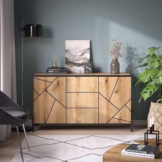 Vicco Hatto Dressoir – 124 x 69.6 cm Eiken