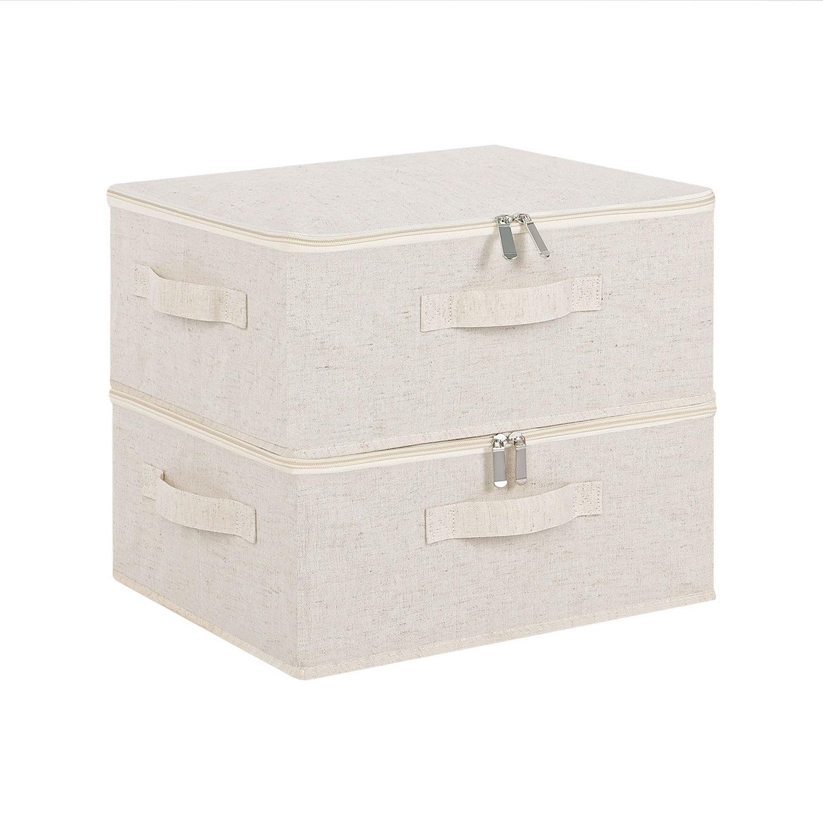 Goodivery ® Stijlvolle Set van 2 Opbergdozen met Deksel voor Slaapkamer en Woonkamer