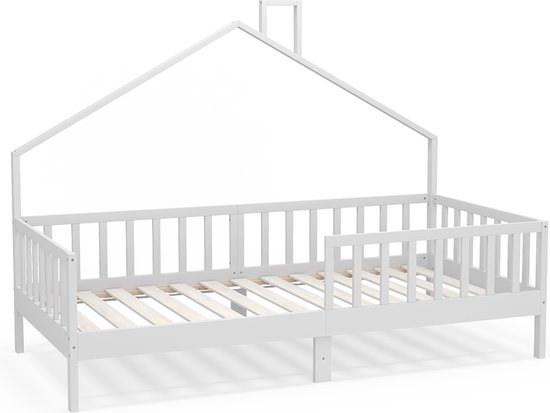 Lit cabane Vitalispa Justus – 90x200 cm Wit