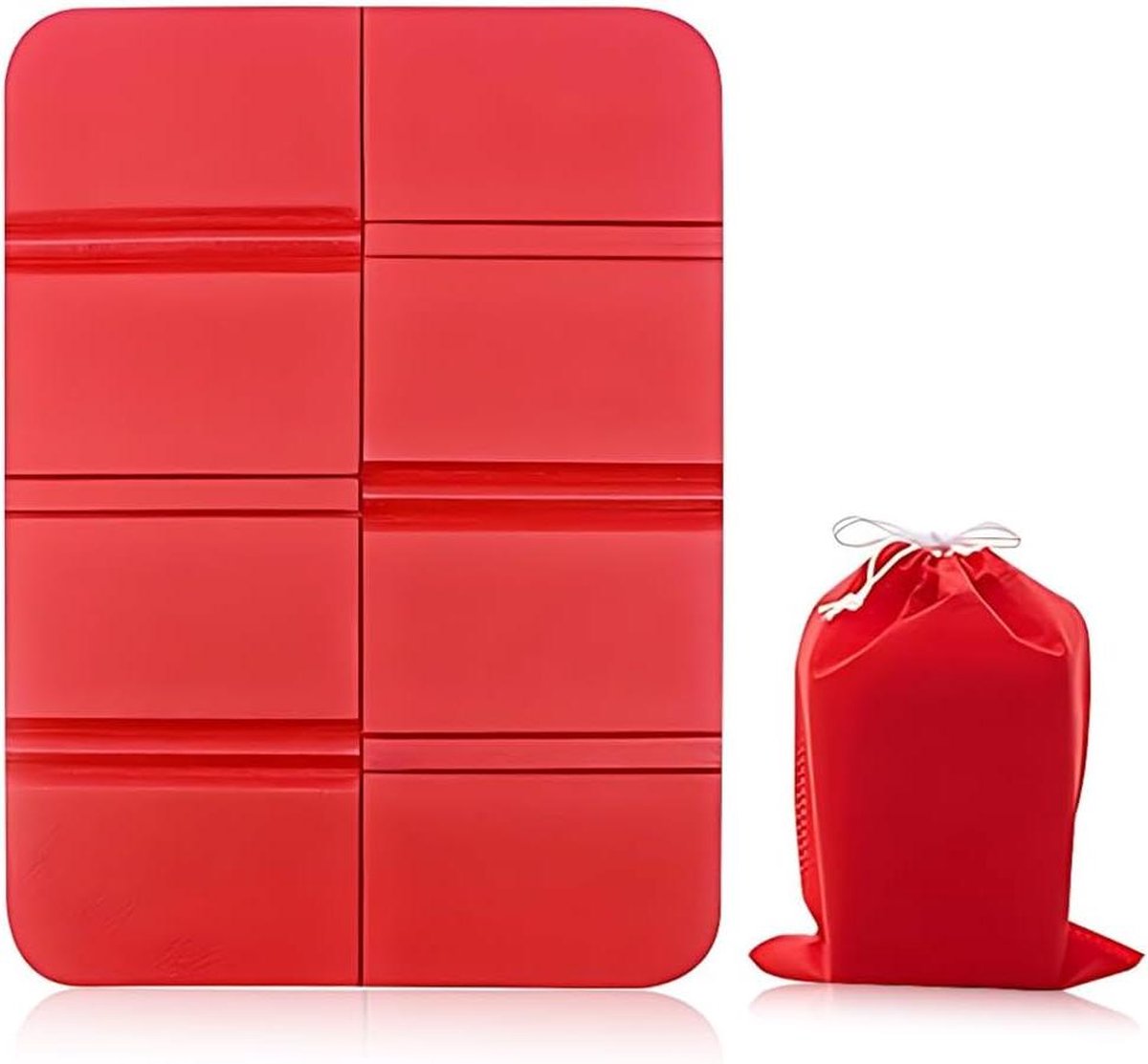1 stuk opvouwbaar stadionkussen Xpe-tapijt voor jacht camping picknick - rood .