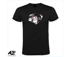 Anime Eyes #3 - Unisex T-Shirt - XXL - Zwart