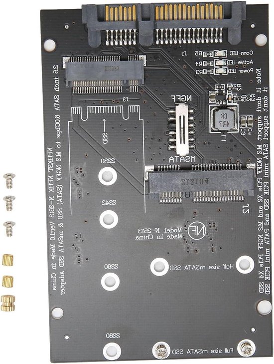 MSATA naar SATA Dell E7440 /E7450 P/N:0FCN4M (DL013