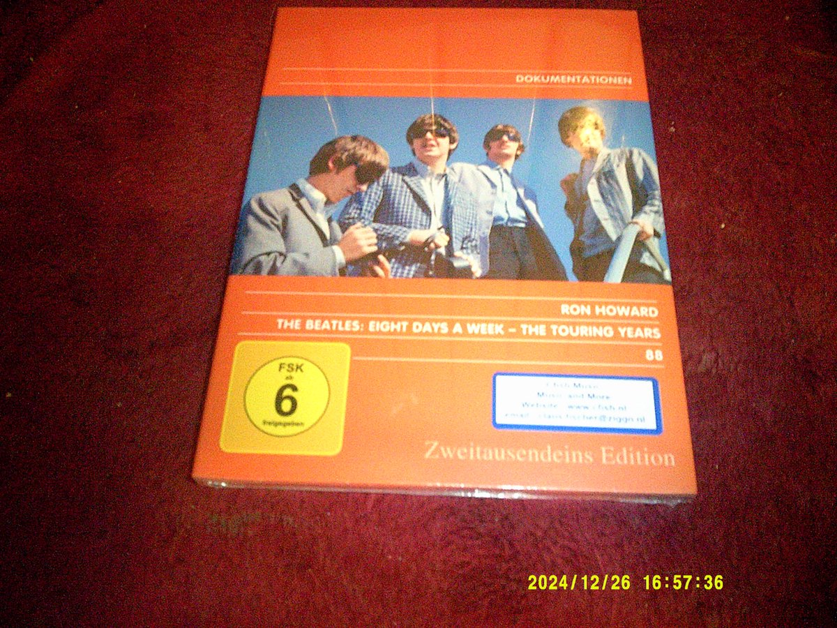DVD The Beatles - Eight days a week - the touring years