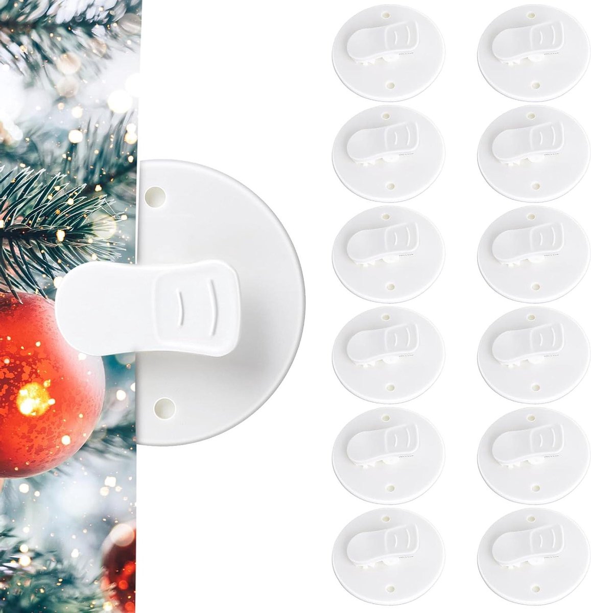 Goedkoopste 12 stuks bescherming spatbescherming clips - douchegordijn clips - zelfklevende gordijnklemmen - winddichte beschermclips - klemmen voor douche - badkamer. .