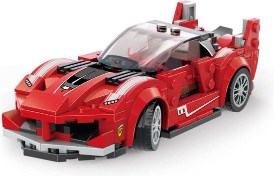 Lego Rood Bricker Ferrari FXX K look - Ferrari - Rood - Race auto - compatibel ...